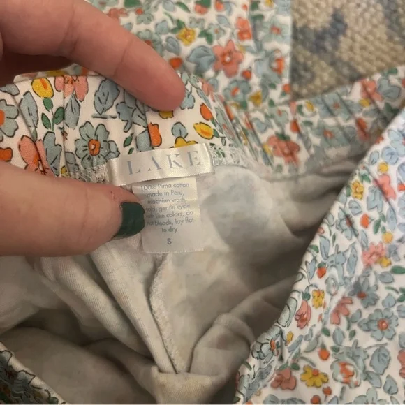 Lake Pajamas Elizabeth Floral Shorts Set - Picture 3 of 4